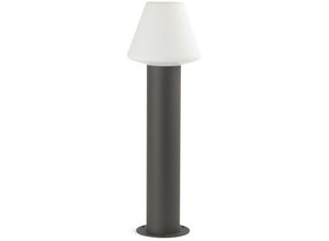 8421776239777 - Faro 74434B-02 Wegeleuchte mistu 600 E27 15W IP44 Aluminium dunkelgrau L19cm H60cm dimmbar