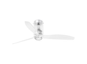 8421776241268 - Faro Barcelona - Faro mini tube - led Transparenter Deckenventilator mit Gleichstrommotor Smart - Fernbedienung inklusive 3000K