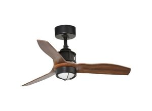 8421776241411 - Faro Barcelona - Faro just - led Schwarz Deckenventilator aus Holz 81 cm Smart - Fernbedienung inklusive 3000K 8421776241411 - Faro Barcelona - Faro just - led Schwarz Deckenventilator aus Holz 81 cm Smart - Fernbedienung inklusive 3000K