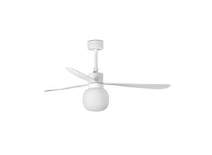 8421776325999 - Faro Barcelona - Ventilador de techo con luz blanco ø 132 cm amelia ball led