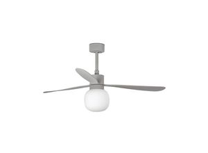 8421776326033 - Faro Barcelona - Ventilador de techo con luz gris ø 132 cm amelia ball led