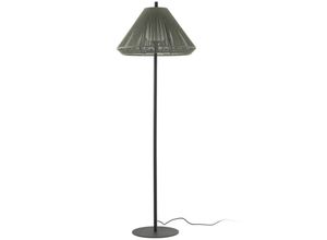 8421776344662 - 71569-11 Stehleuchte saigon out E27 15W IP44 Aluminium dunkelgrau pl Grün H195cm Ø68cm dimmbar - Faro Barcelona