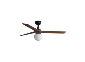 8421776358447 - 34277-11L Deckenventilator klim s E27 Stahl mattschwarz H408cm Ø125cm dimmbar - Faro Barcelona