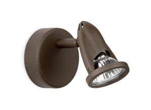 8421776408913 - Faro Barcelona - Faro Wand- und Deckenleuchte Star in Rostfarbig GU10 IP44 - brown