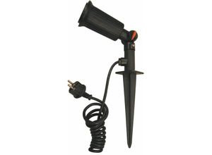 8421776731110 - Faro Garten-4 - 1 Light Outdoor Spike Light Schwarz IP44 E27