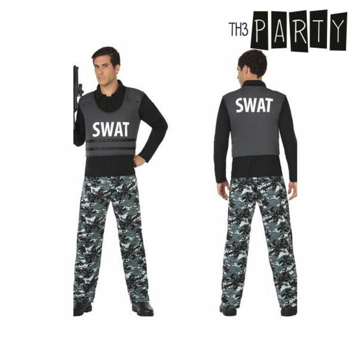 8422259172833 - Verkleidung für Erwachsene Polizei Swat 8422259172833 - Verkleidung für Erwachsene Polizei Swat