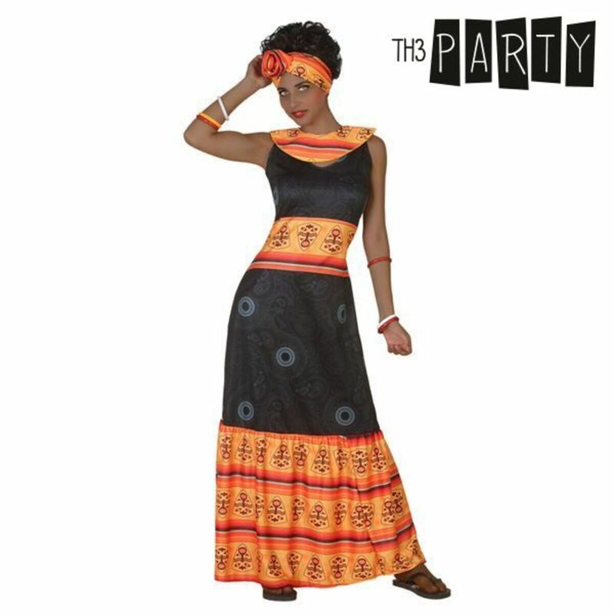 8422259388937 - Verkleidung für Erwachsene (2 pcs) Afrikanerin 8422259388937 - Verkleidung für Erwachsene (2 pcs) Afrikanerin