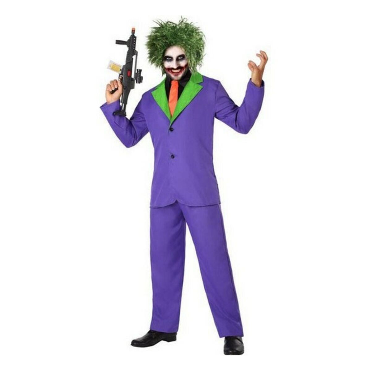 8422259603184 - Verkleidung für Erwachsene Joker Lila Attentäter (3 Stücke)