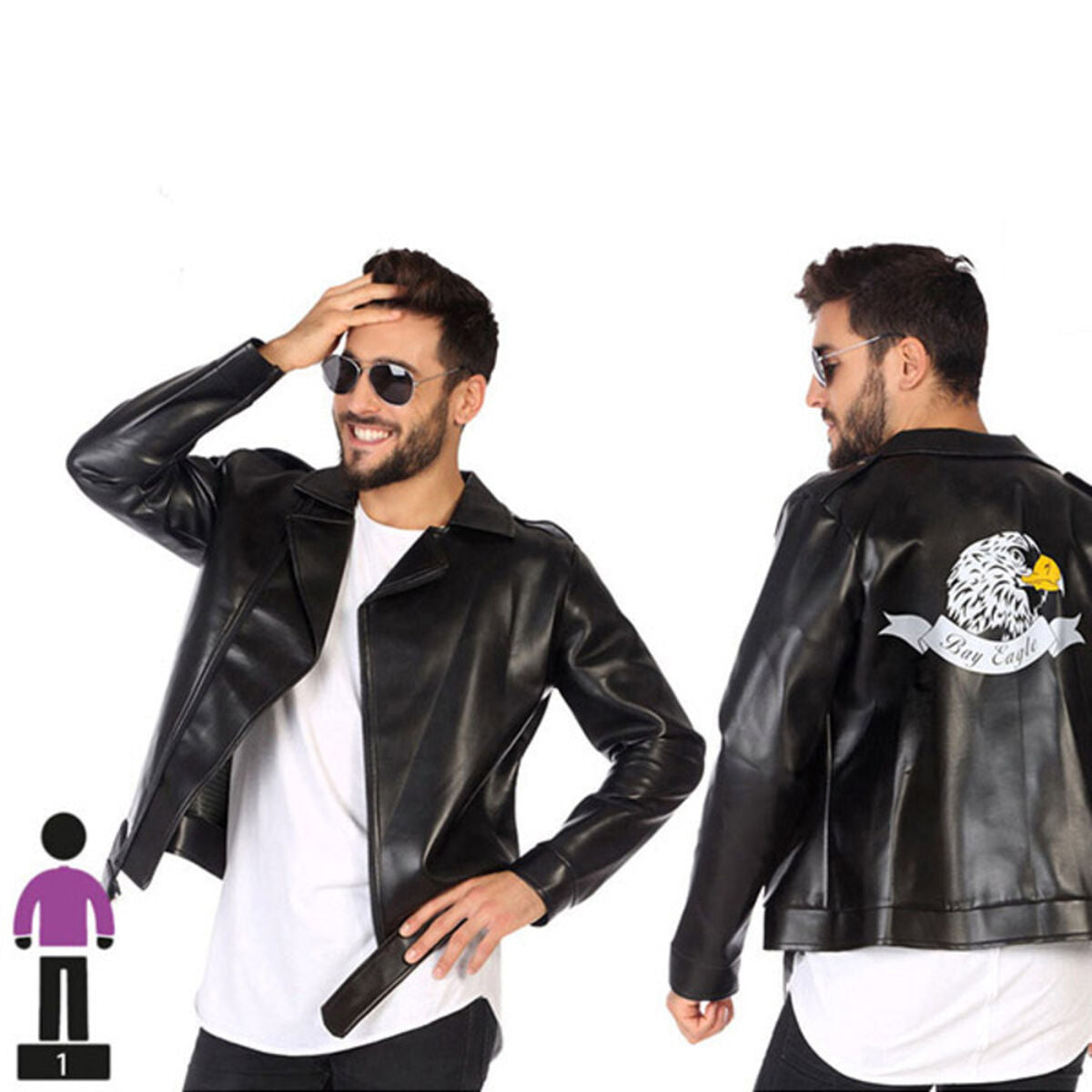 8422259647812 - Verkleidung für Erwachsene Schwarz 50er Jahre (1 pcs) 8422259647812 - Verkleidung für Erwachsene Schwarz 50er Jahre (1 pcs)