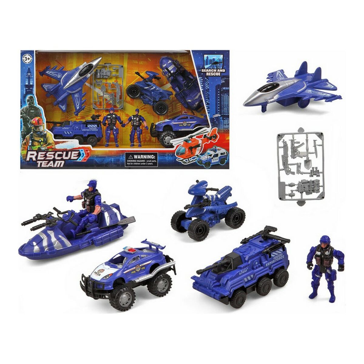 8422259673958 - Actionfiguren Rescue Team Polizei 8422259673958 - Actionfiguren Rescue Team Polizei