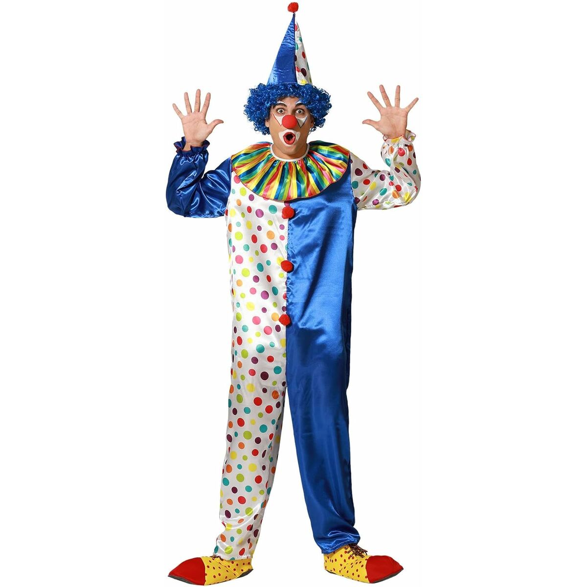 8422259713647 - Verkleidung für Erwachsene M L Clown Blau 8422259713647 - Verkleidung für Erwachsene M L Clown Blau