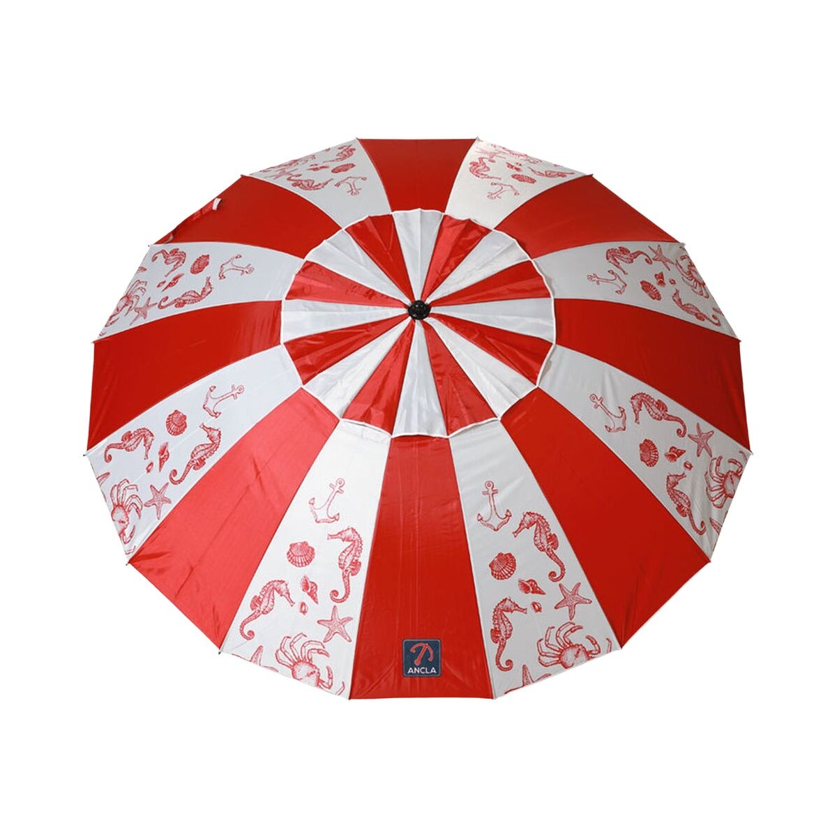 8422259811909 - Sonnenschirm Rot Ø 240 cm SPF50+ Marineblau 8422259811909 - Sonnenschirm Rot Ø 240 cm SPF50+ Marineblau