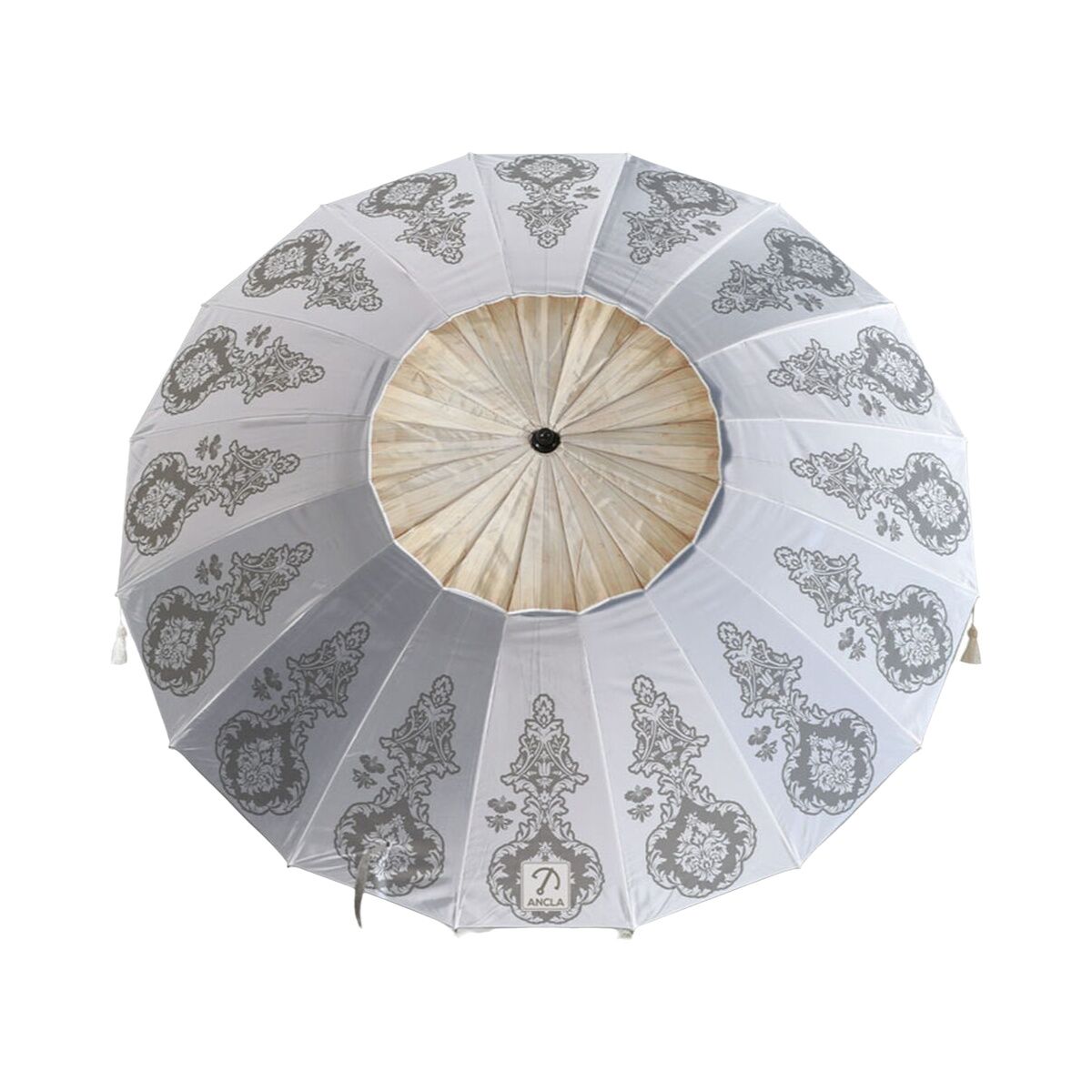 8422259812258 - Sonnenschirm Weiß Ø 220 cm SPF50+ Boho 8422259812258 - Sonnenschirm Weiß Ø 220 cm SPF50+ Boho