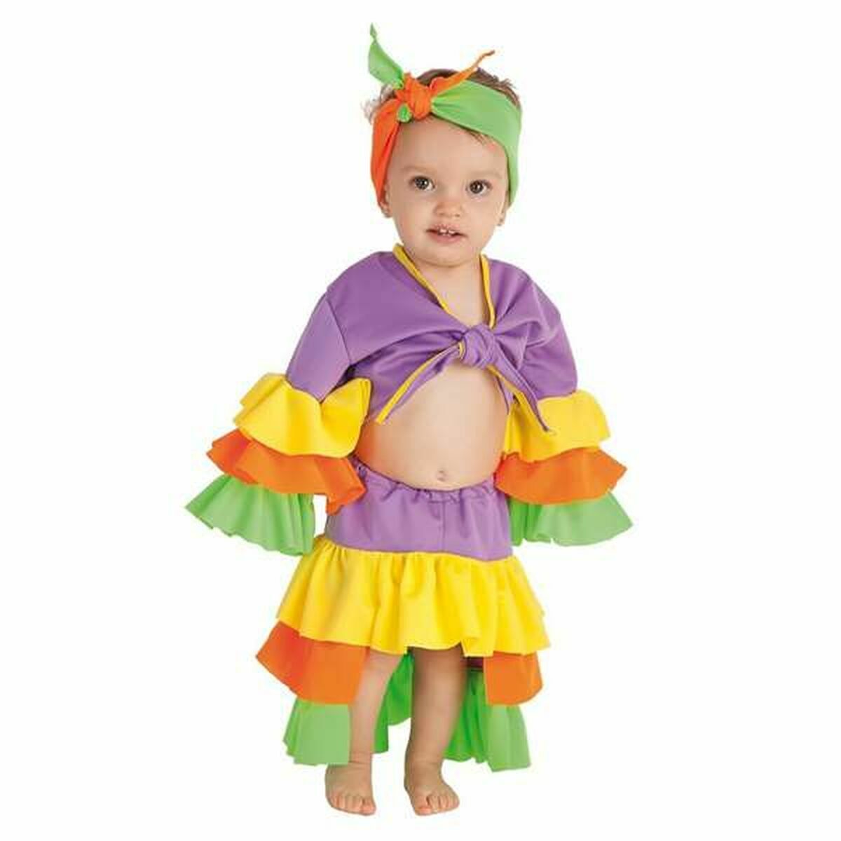 8422802029096 - Verkleidung für Babys Cuba Mädchen Salsatänzer (3 Stücke)