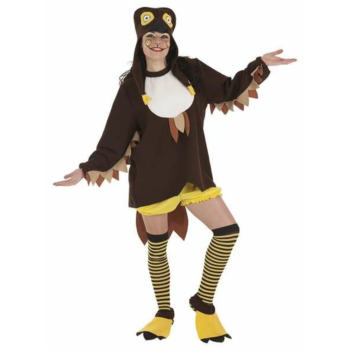 8422802047571 - Verkleidung für Erwachsene Eule Damen L (5 Stücke)