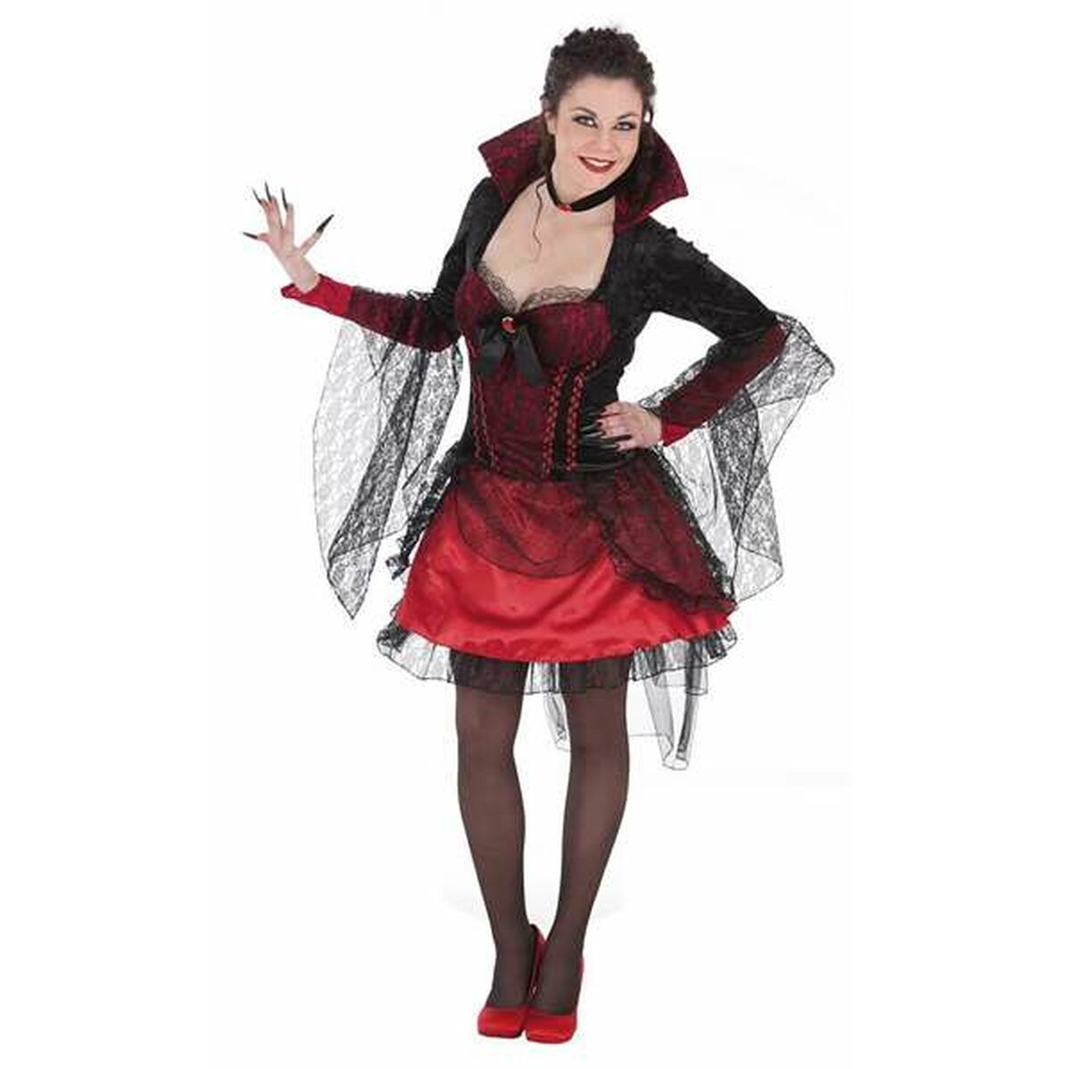8422802093226 - Verkleidung für Erwachsene Madame Red Lux M L (2 Stücke) 8422802093226 - Verkleidung für Erwachsene Madame Red Lux M L (2 Stücke)