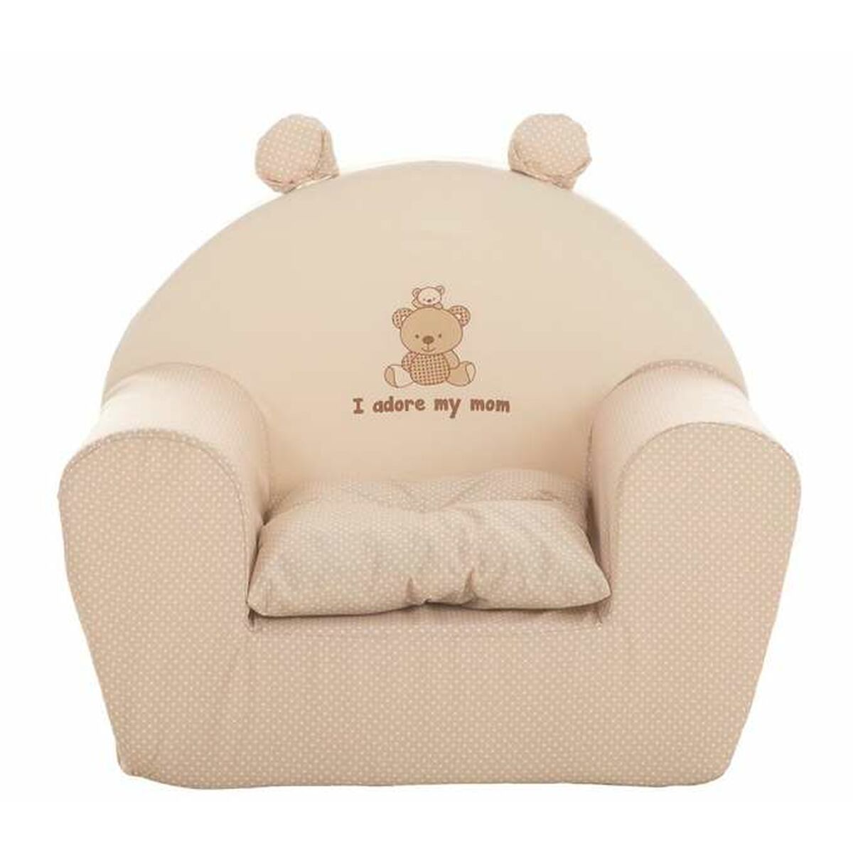 8422802280152 - Kindersessel I adore my mom 44 x 34 x 53 cm Beige 8422802280152 - Kindersessel I adore my mom 44 x 34 x 53 cm Beige