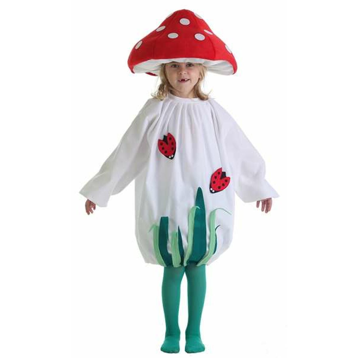 8422802325426 - Verkleidung für Kinder Pilz 5-7 Jahre (3 Stücke)