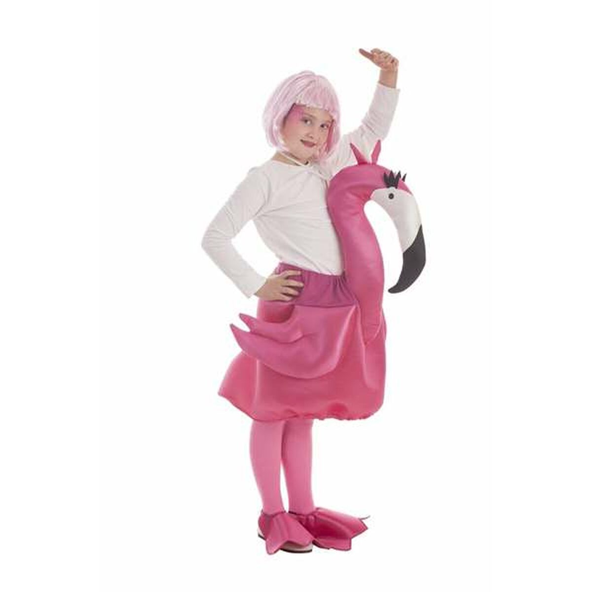 8422802343659 - Verkleidung für Kinder Rosa Flamingo (2 Stücke)