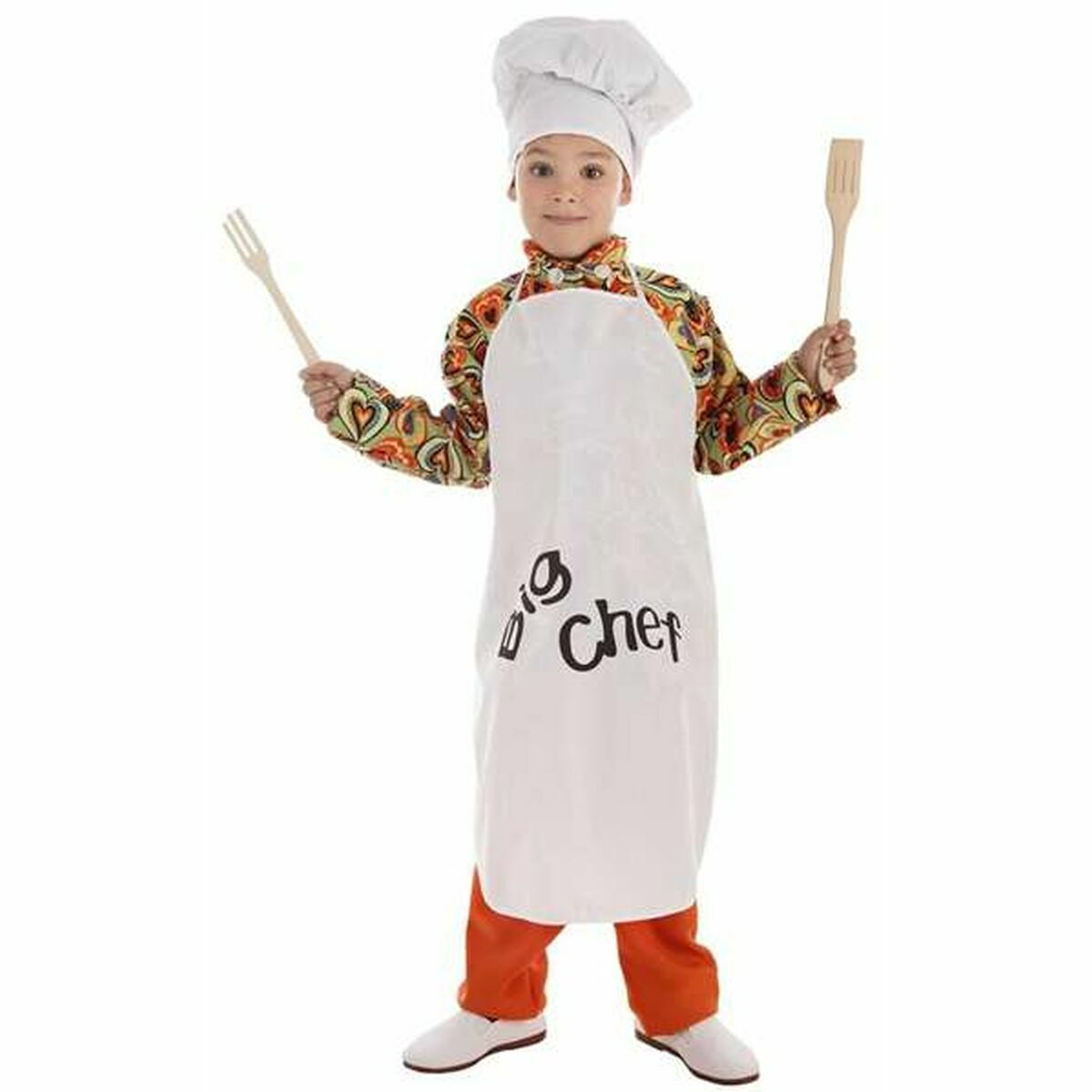 8422802344755 - Verkleidung für Kinder Big Chef Koch (2 Stücke) 8422802344755 - Verkleidung für Kinder Big Chef Koch (2 Stücke)