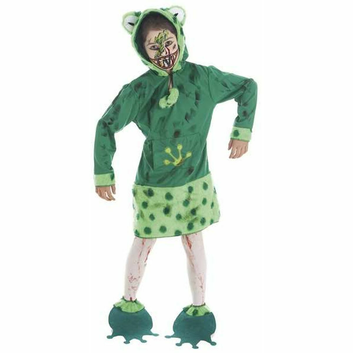 8422802368935 - Verkleidung für Kinder Frosch Schminkset Zombie 8422802368935 - Verkleidung für Kinder Frosch Schminkset Zombie