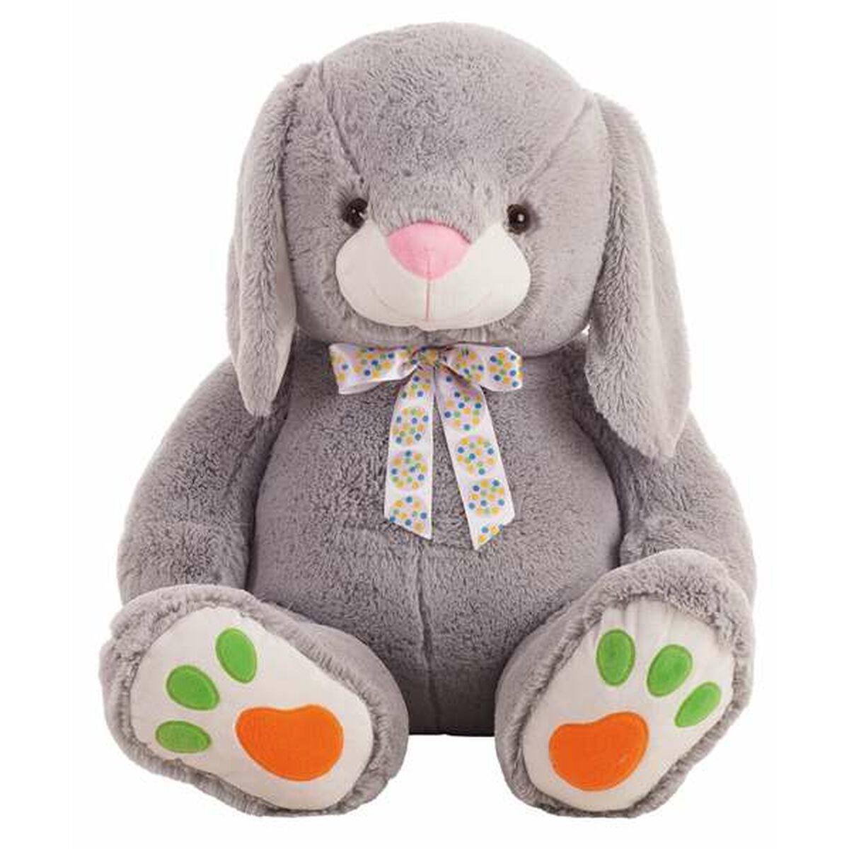 8422802466105 - Fluffy toy Dido Rabbit Grey 90 cm