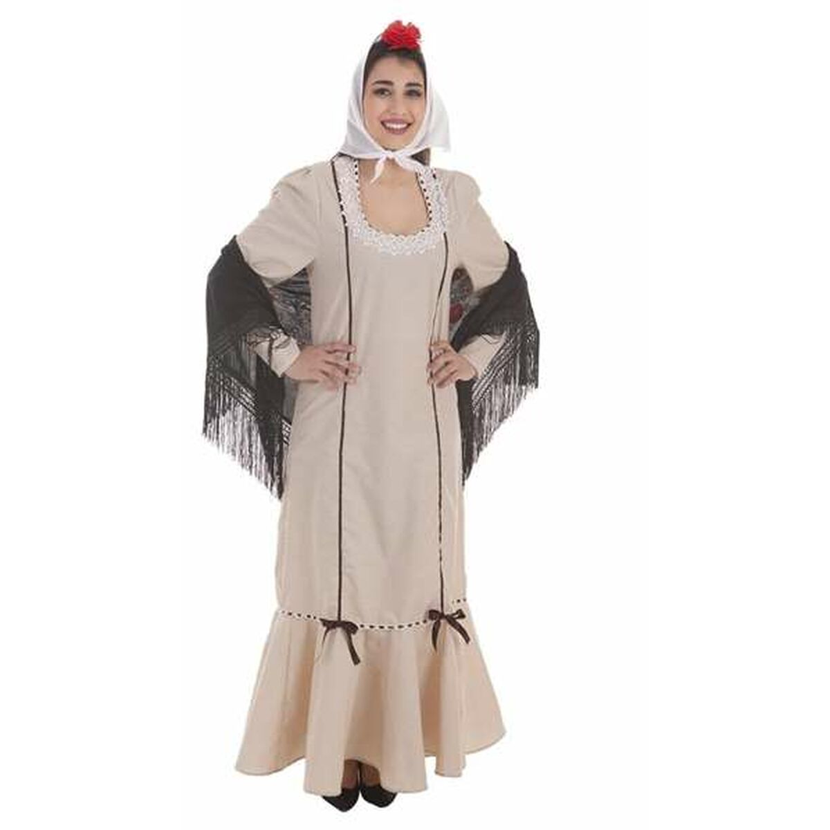 8422802490230 - Verkleidung für Erwachsene Chulapa Beige L (2 Stücke) 8422802490230 - Verkleidung für Erwachsene Chulapa Beige L (2 Stücke)