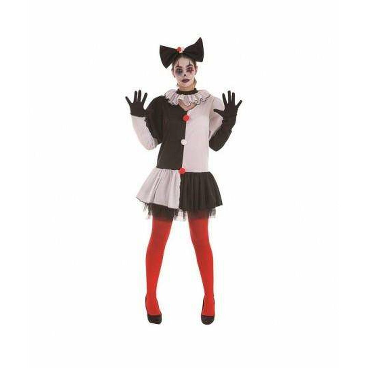 8422802492135 - Verkleidung für Erwachsene Pantomime Damen (3 Stücke) 8422802492135 - Verkleidung für Erwachsene Pantomime Damen (3 Stücke)