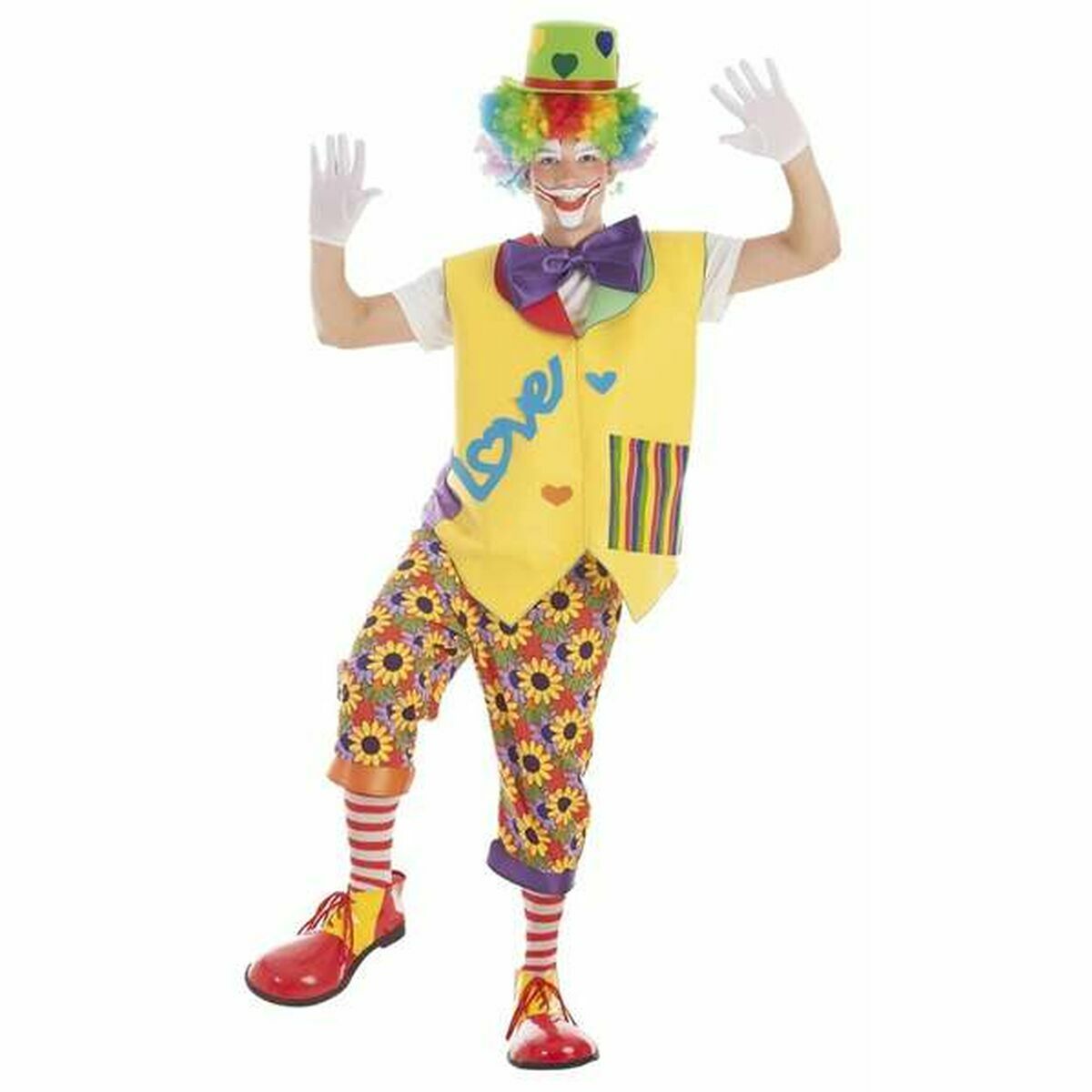 8422802492630 - Verkleidung für Erwachsene Love Clown (5 Stücke) 8422802492630 - Verkleidung für Erwachsene Love Clown (5 Stücke)