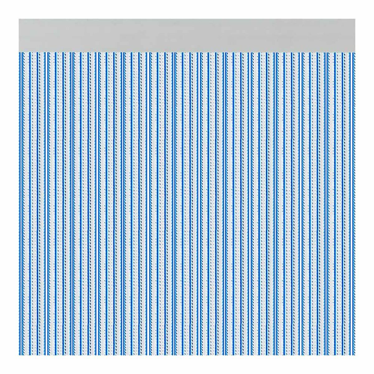 8423157631699 - Vorhang Brescia für Türen Blau für außen PVC Aluminium 90 x 210 cm