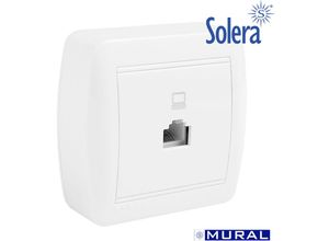8423220082724 - Solera - E3 42991 Toma De Telefono Rj45 Cat 5E 74X72X28MmS Mural 8423220082724 - Solera - E3 42991 Toma De Telefono Rj45 Cat 5E 74X72X28MmS Mural