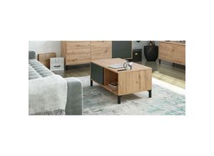 8423490267678 - Altri - Couchtisch Evansville Kaffetisch Couchtisch für das Wohnzimmer cm 100x50h40 Asteiche und Anthrazit