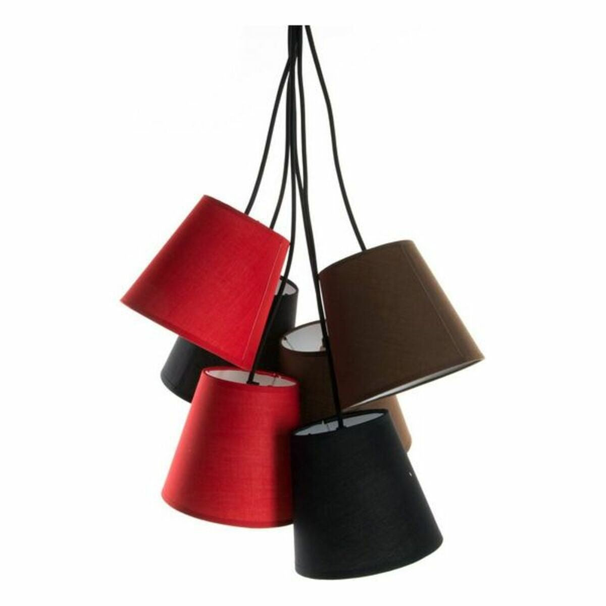 8424001236718 - Hängeleuchte aus Stoff Eisen DKD Home Decor 8424001236718 - Hängeleuchte aus Stoff Eisen DKD Home Decor