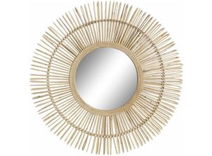 8424001712380 - Dkd Home Decor - Ratan Mirror 72x4x72 natürliches braunes Ratan -Material mehrfarbige Farbfamilienspiegel Details