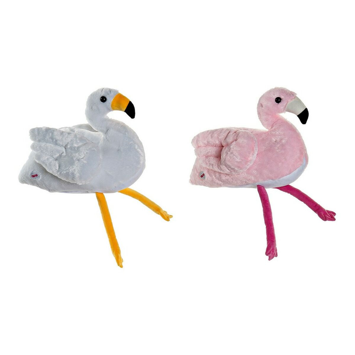 8424001725472 - Plüschtier Weiß Rosa Für Kinder Rosa Flamingo 34 x 25 x 27 cm (2 Stück)