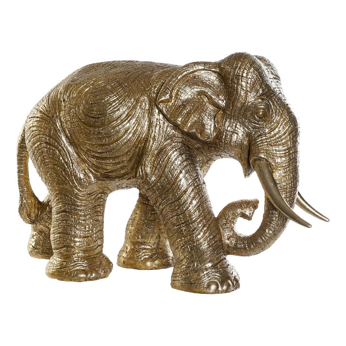 8424001772650 - Deko-Figur RF-177265 Gold Harz Elefant Kolonial 83 x 32 x 56 cm