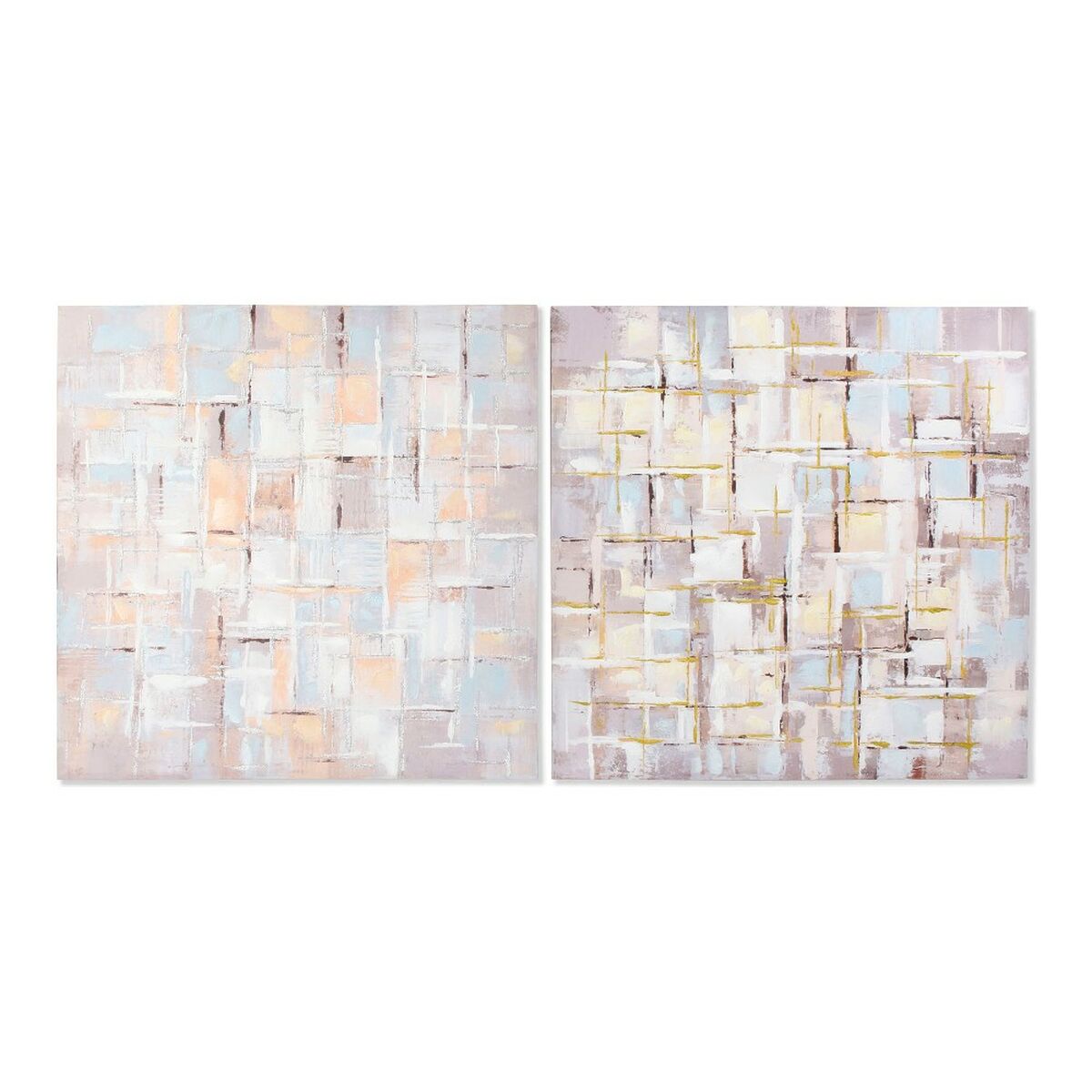 8424001796571 - Bild Squares abstrakt 100 x 3 x 100 cm Moderne (2 Stück)