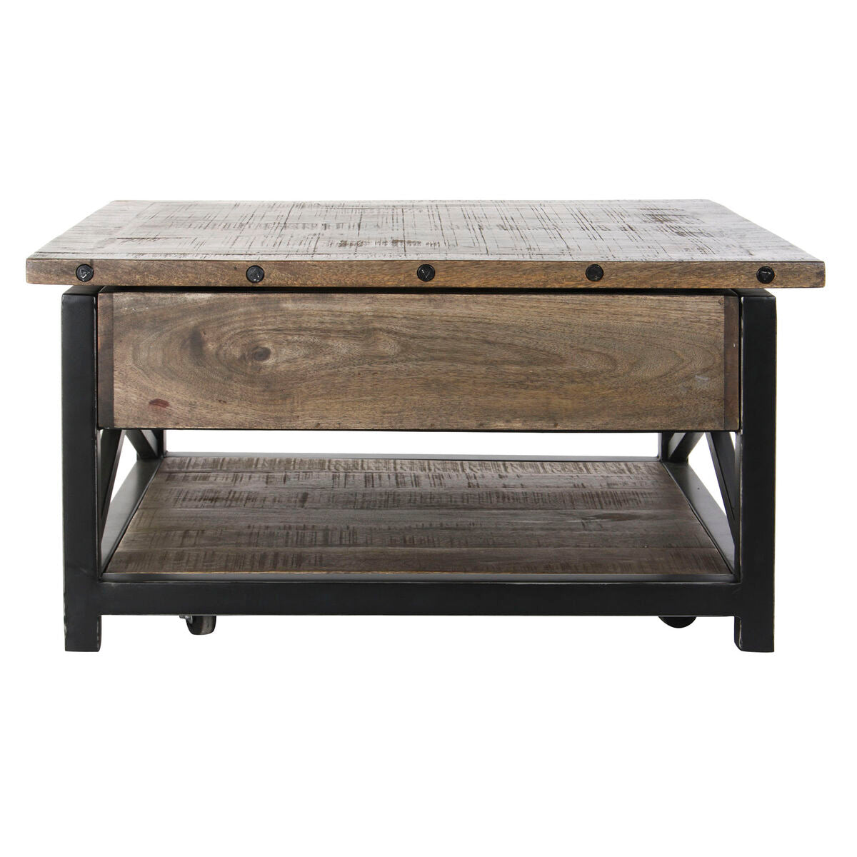 8424001812318 - Höhenverstellbarer Tischdekoration 116 x 74 x 44 cm Metall Mango-Holz