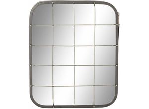 8424001820382 - Dkd Home Decor - Metallspiegelspiegel 455x75x555 Black Metall Mirror Material Farbe Multicolor Spiegelfamilie Details