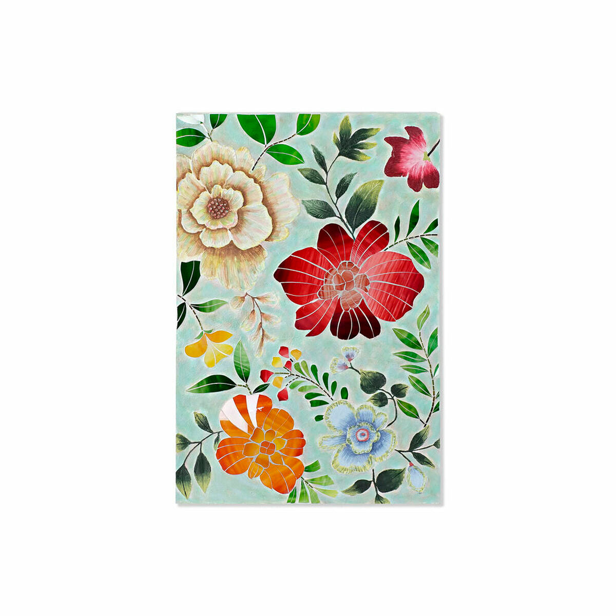 8424001847853 - Leinwand Bunt Blomster 80 x 4 x 120 cm (1 Stück)