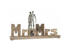 8424001854189 - Dkd Home Decor - Dekoration im Aluminiumgriff 51x75x28 Aluminiumgriff mr & mrs Material Multicolor -Farbfamilie Innenausstattung Details