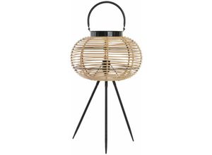 8424001864133 - Dkd Home Decor - Metall Bambus Tischlampe 34x34x60 Natural Bambus Metallmaterial Mehrfarbige Farbfamilie Details Details Details