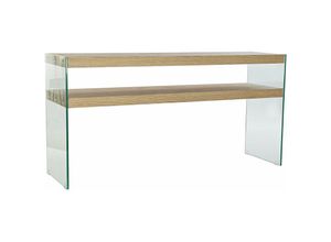 8424001865369 - Fijalo - mdf Glaskonsole 160x45x80 Hellbraunes Glas mdf Multicolor -Material -Familienfarben Konsolen und Empfänger Details