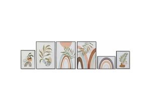 8424001877171 - Dkd Home Decor - Malerei Set 6 Leinwand ps 40x28x60 Gehörte Leinwandblätter Material ps Farbe Multicolor -Familienfotos Details