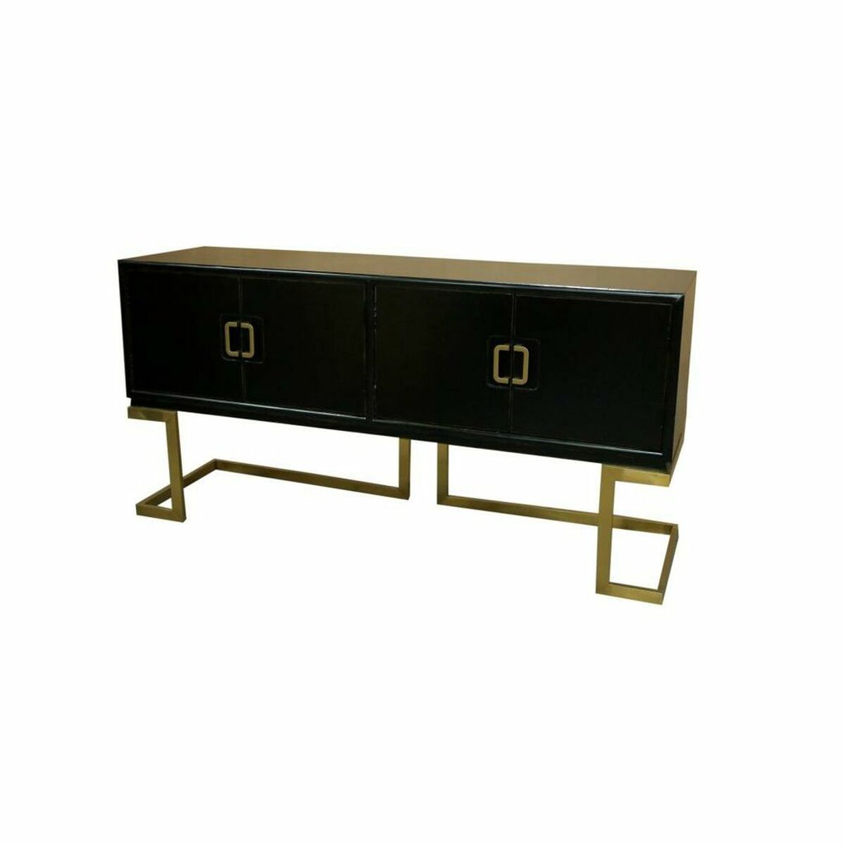 8424001890088 - Anrichte Schwarz Gold Metall Bronze Pappel (180 x 50 x 90 cm)