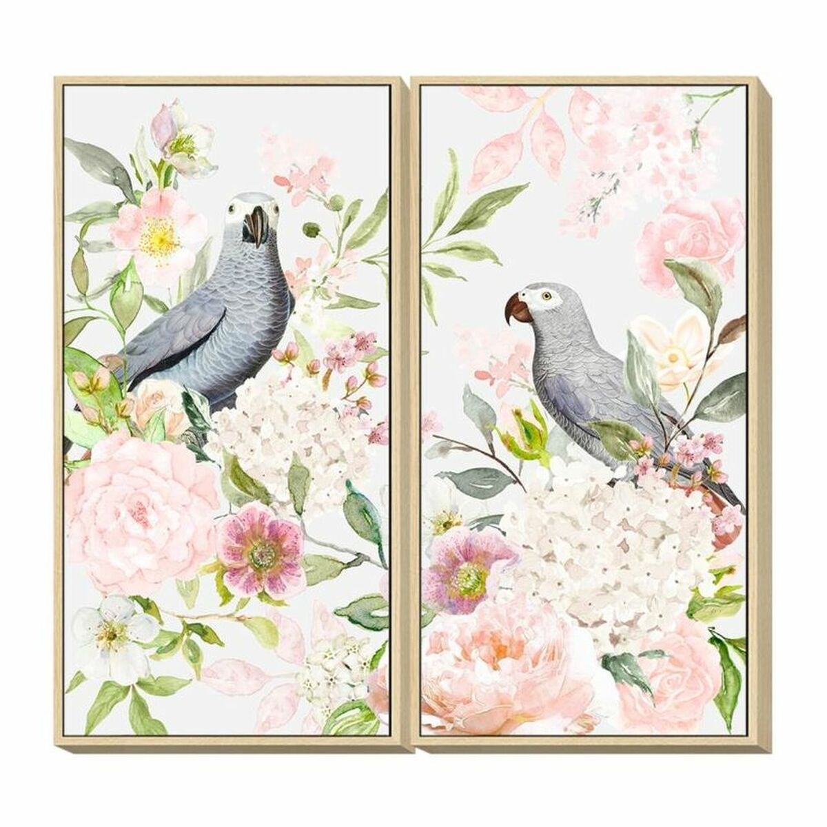 8424001897377 - Bild 60 x 4 x 120 cm Blomster Shabby Chic (2 Stück) 8424001897377 - Bild 60 x 4 x 120 cm Blomster Shabby Chic (2 Stück)