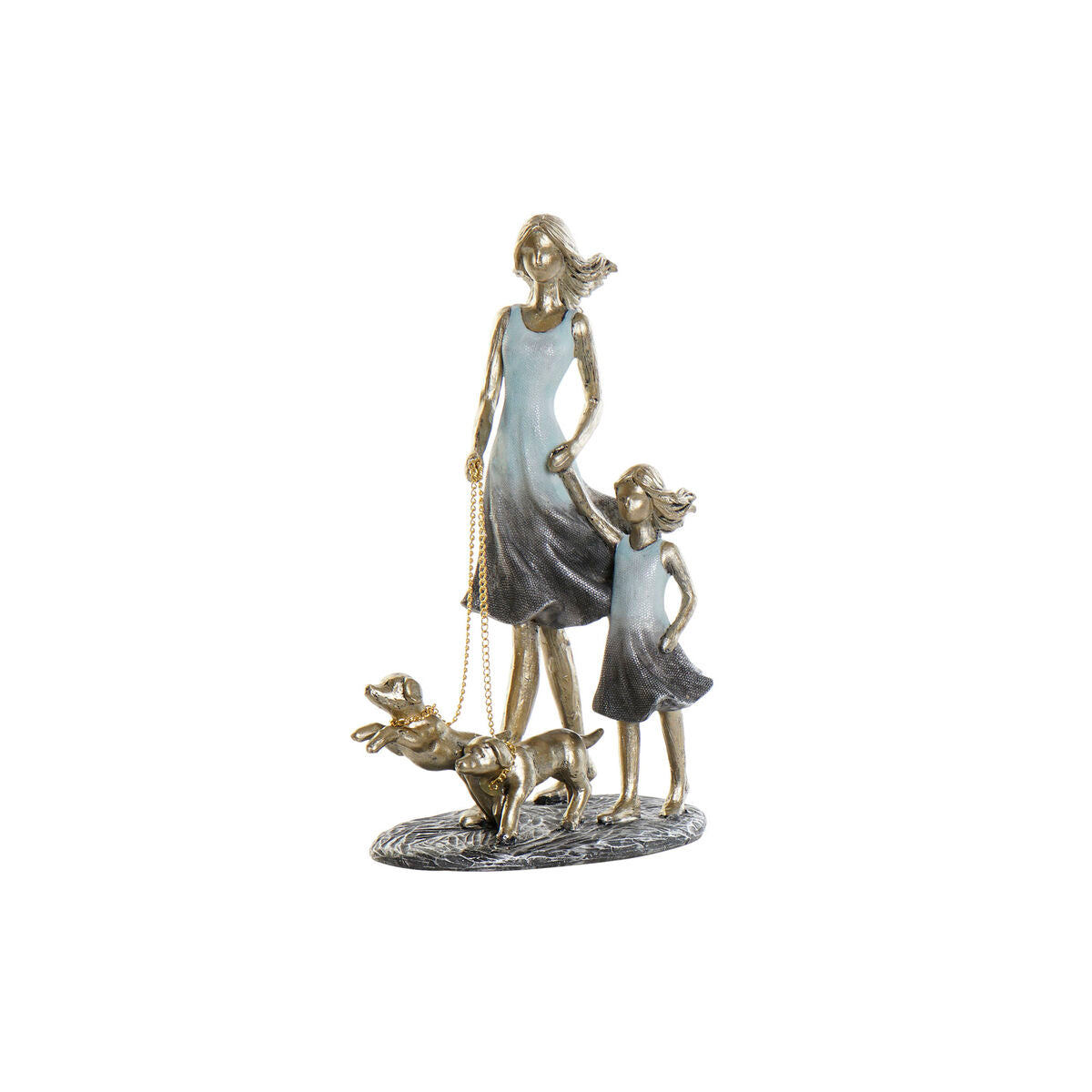 8424001899111 - Deko-Figur 16 x 95 x 24 cm Blau Gold Familie 8424001899111 - Deko-Figur 16 x 95 x 24 cm Blau Gold Familie