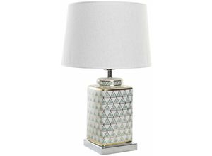 8424001902033 - Dkd Home Decor - Porzellantisch -Lampe 35x35x57 Mosaik Porzellan Polyester mehrfarbiger Farbmaterial Familienlampen Details