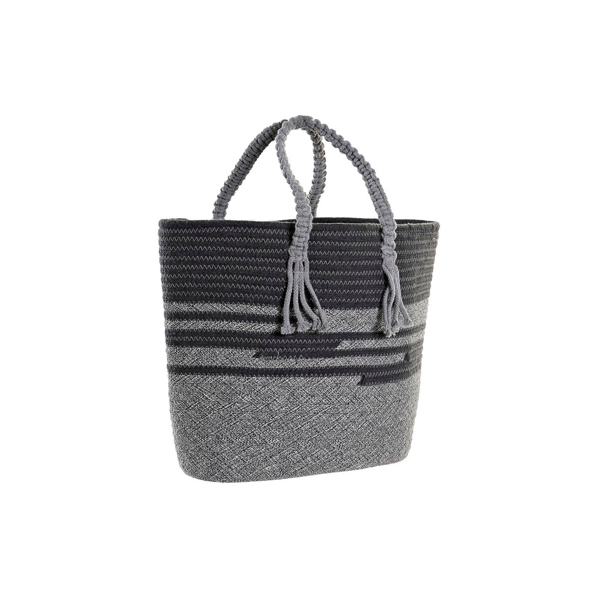8424001922796 - Dkd Home Decor - Handtasche Grau Baumwolle (48 x 16 x 36 cm)