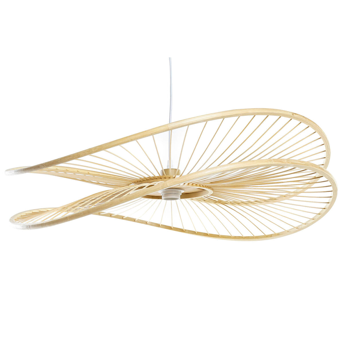 8424001926527 - Natürliche urbane Hängelampe aus Bambus DKD Home Decor